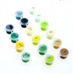 Картина по номерам «Котик с цветами» - Фото 5