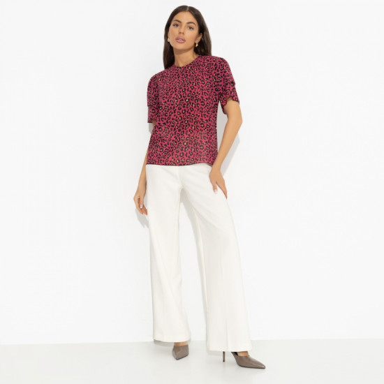 Блуза с дизайнерскими рукавами женская «Открыта фантазиям»