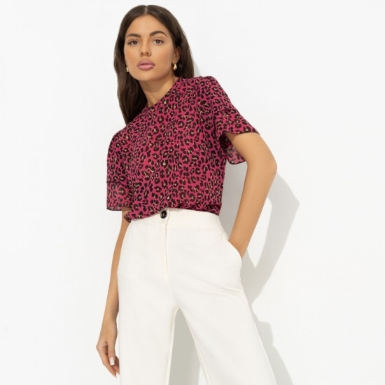 Блуза с дизайнерскими рукавами женская «Открыта фантазиям»