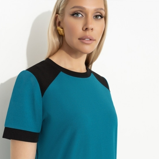 Платье с накладными карманами женское «За день до отпуска»