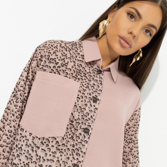 Рубашка комбинированная женская «Жемчужина образа»