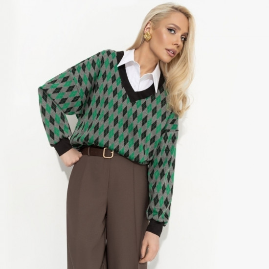 Свитшот свободной посадки женский «Весьма изящна»