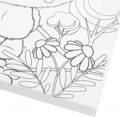 Холст для росписи «Мишка и зайка» - Фото 3