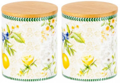 Набор банок для хранения с крышками «Лимоны» - Фото 1