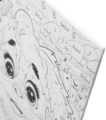 Картина по номерам «Собачка» - Фото 2