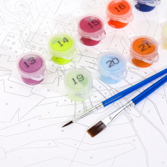 Картина по номерам «Кот» - Фото 4