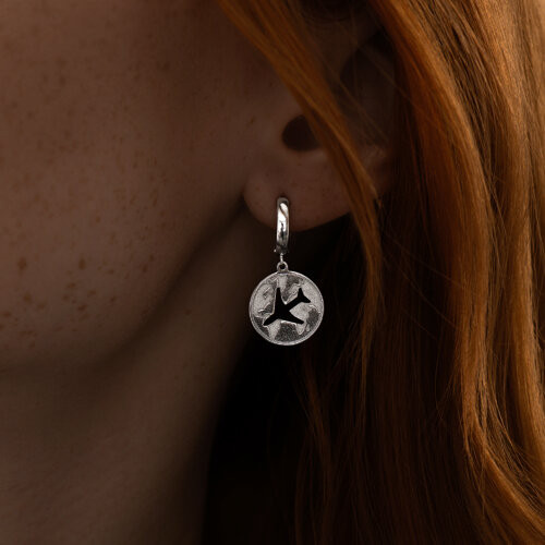 Серьги из серебра