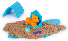 Набор игровой кинетического песка и фигурки сюрприза - Фото 4