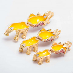 Набор слонов-шкатулок со стразами - Фото 2