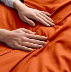 Комплект постельного белья «Терракотовый» - Фото 7