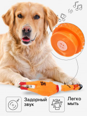 Игрушка для собак «Курица пират» - Фото 1