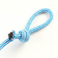 Игрушка-дразнилка для собак с шариком из каната - Фото 3