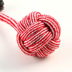 Игрушка-дразнилка для собак с шариком из каната - Фото 2