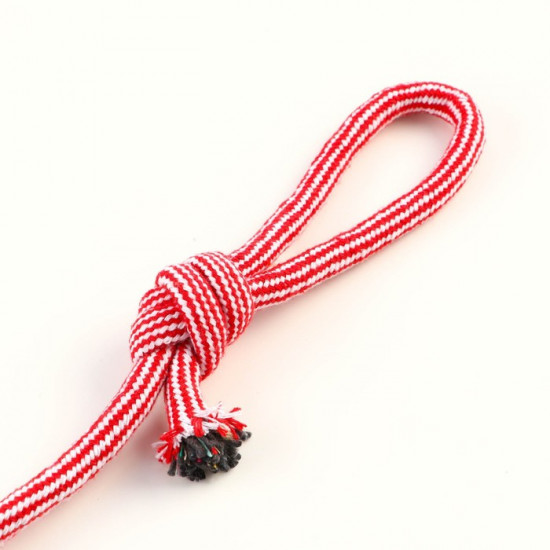Игрушка-дразнилка для собак с шариком из каната