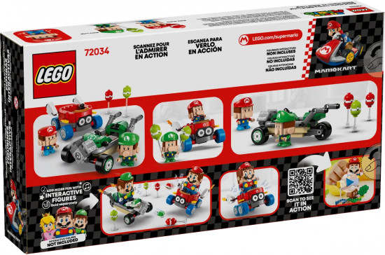 Конструктор LEGO® 72034 Малыш Марио против малыша Луиджи