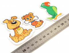 Набор магнитов «Домашние животные и их детеныши» (24 магнита) - Фото 3