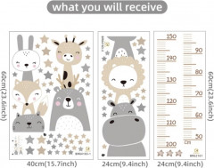 Наклейка интерьерная «Зверюшки» - Фото 2