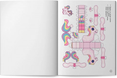 Книжка-раскраска «Волшебный мир». Весёлые поделки и задания - Фото 9