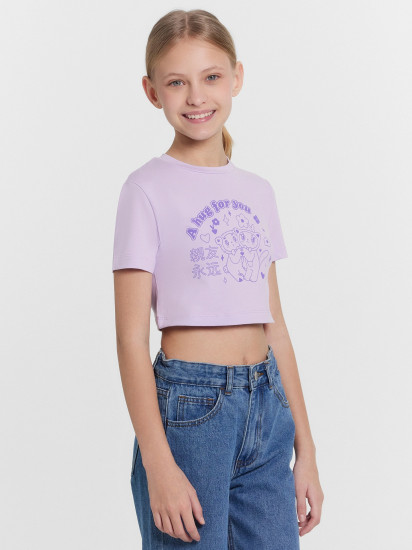 Футболка для девочек укороченная