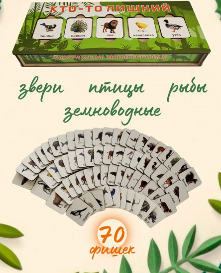 Сортер деревянный «Кто-то лишний»