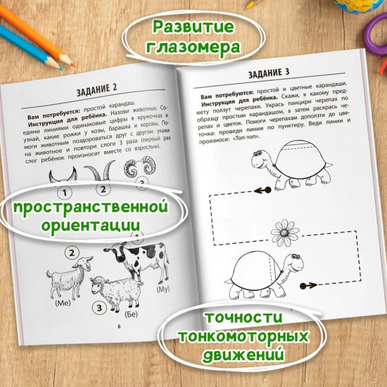 Развитие графомоторных навыков у детей с ЗРР. Тренажер