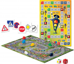 Игра настольная «Дорожная азбука» - Фото 1