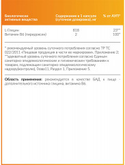 Капсулы «L-Glycine+B6» - Фото 1