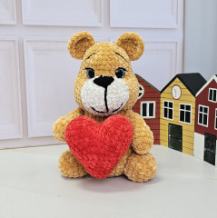 Мягкая игрушка «Медвежонок с сердцем» - Фото 1