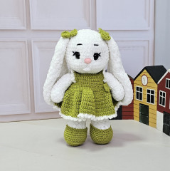 Мягкая игрушка «Зайка Зоя в зелёном платье» - Фото 1