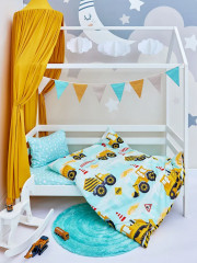Комплект детского постельного белья «Строительный транспорт» - Фото 2