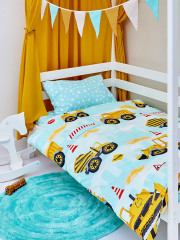 Комплект детского постельного белья «Строительный транспорт» - Фото 8