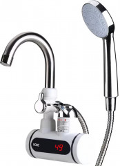 Водонагреватель с душем проточный электрический на стену - Фото 2