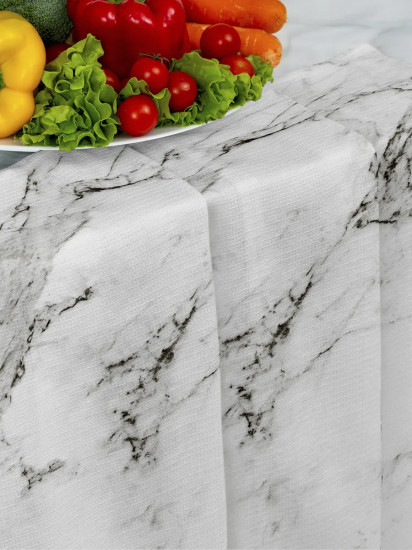 Комплект полотенец вафельных «Marble»