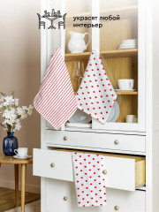 Комплект полотенец кухонных «Hearts» - Фото 4