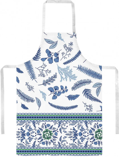 Фартук кухонный «Blue leaves»