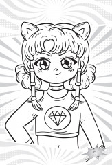 Бояу кітапша. Манга бояулары / Книжка-раскраска. Раскраска Манги - Фото 2