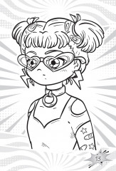 Бояу кітапша. Манга бояулары / Книжка-раскраска. Раскраска Манги - Фото 3