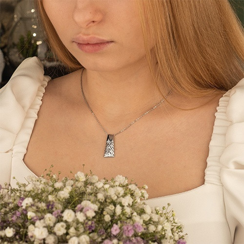 Колье из серебра