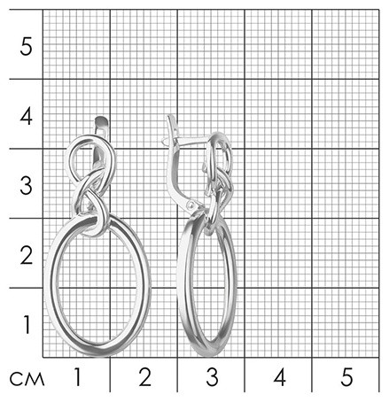 Серьги из серебра