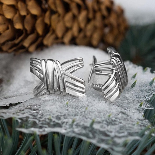 Серьги из серебра