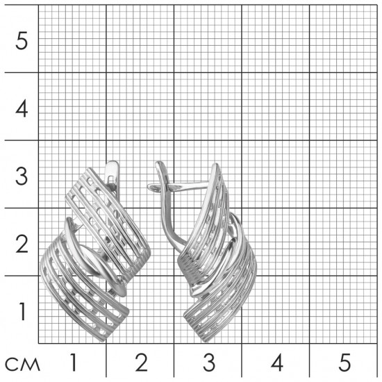 Серьги из серебра