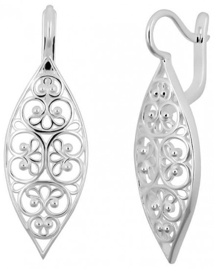 Серьги из серебра