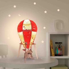 Светильник-ночник из дерева в виде воздушного шара «Небесный цирк» - Фото 8