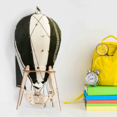 Светильник-ночник из дерева в виде воздушного шара «Ночной пират» - Фото 18