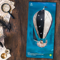 Светильник-ночник из дерева в виде воздушного шара «Ночной пират» - Фото 19