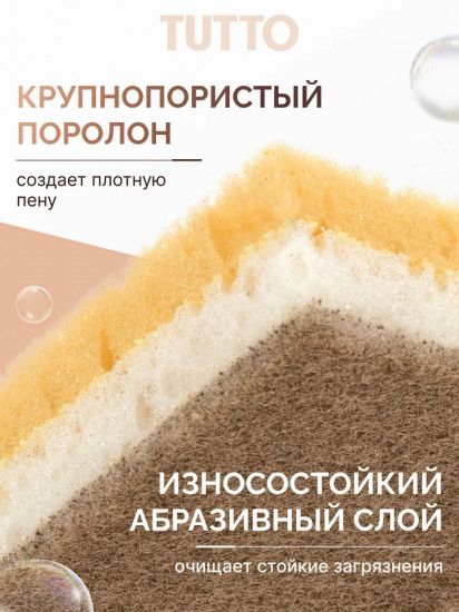 Набор губок для мытья посуды