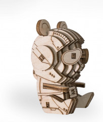 Светильник-ночник из дерева в виде воздушного шара «Созвездие панды» - Фото 10