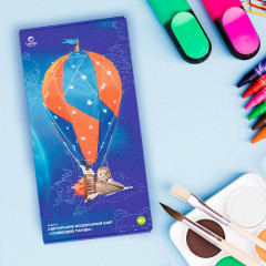 Светильник-ночник из дерева в виде воздушного шара «Созвездие панды» - Фото 13