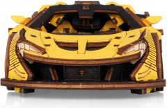 Модель сборная механическая 3D «Гоночный автомобиль» - Фото 1