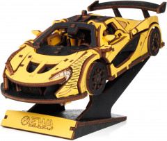 Модель сборная механическая 3D «Гоночный автомобиль» - Фото 5